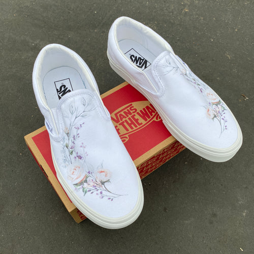 cool designs for white vans