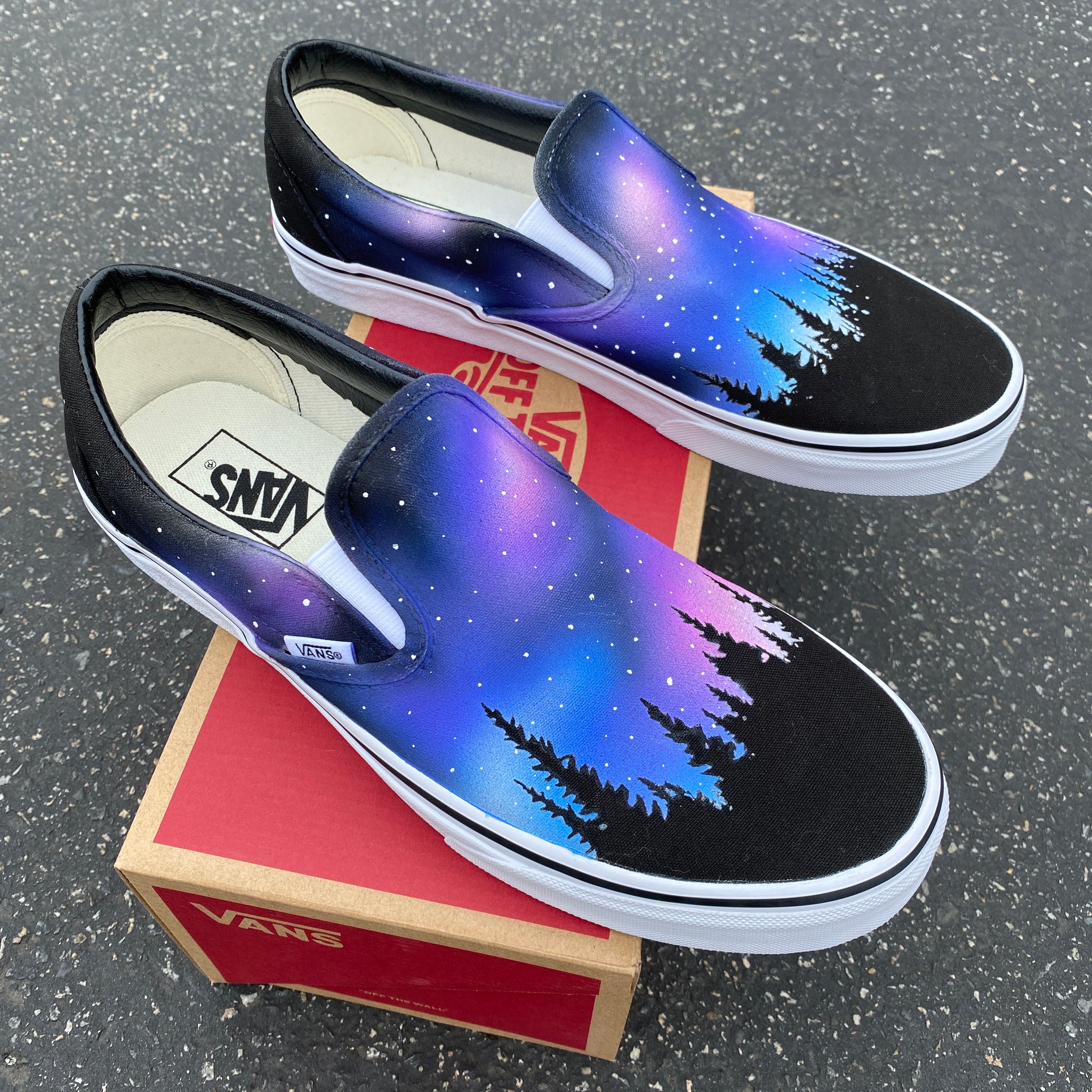 vans galaxy slip on