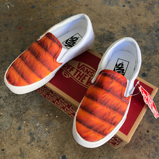 Custom Vans Slip-ons Topographical Map 