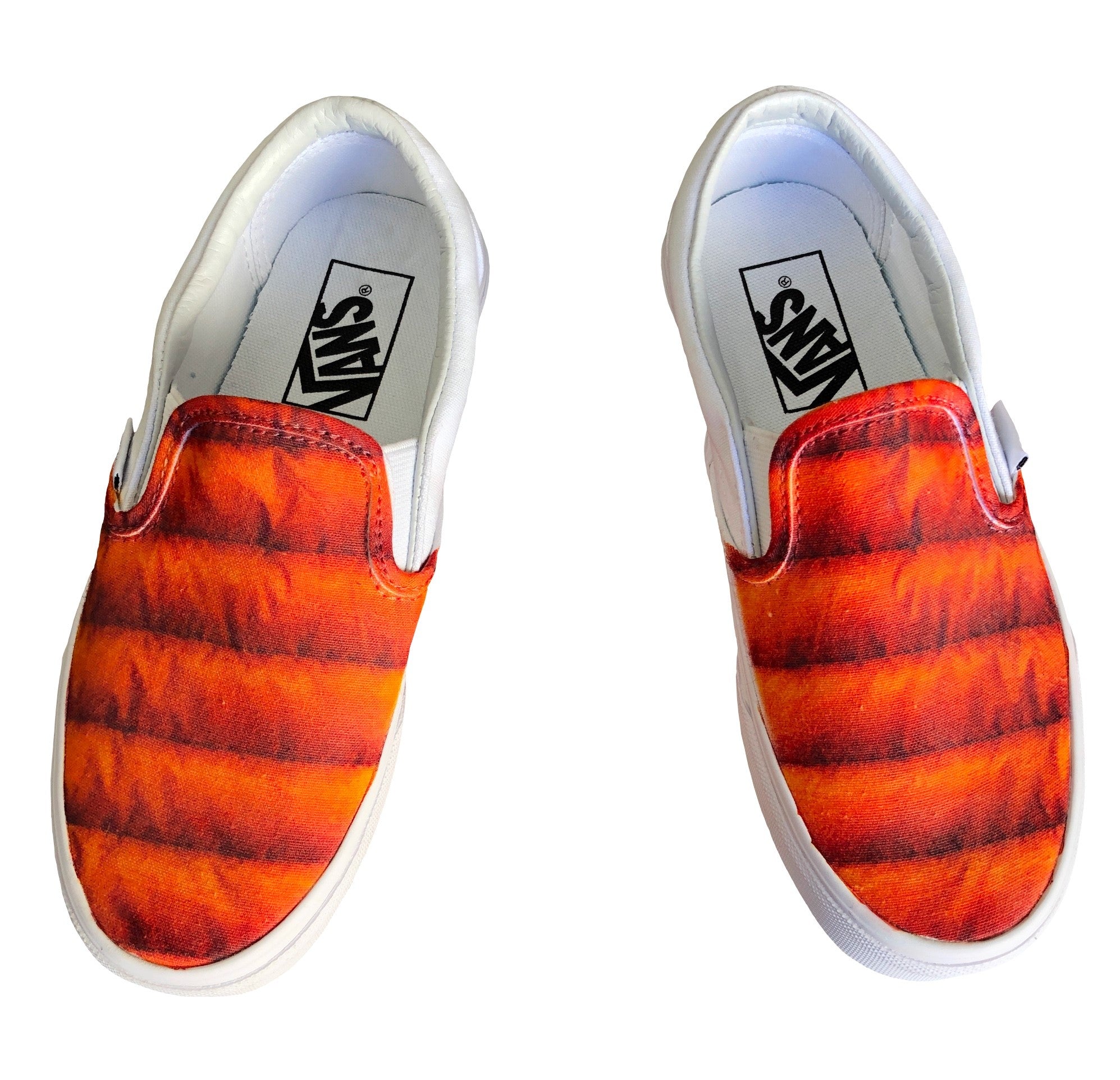 Vans Slip-Ons Orange Down Jacket 