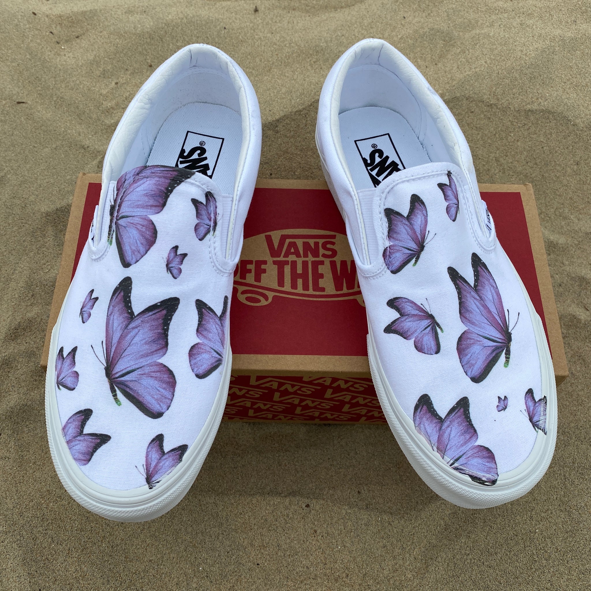 butterfly custom vans