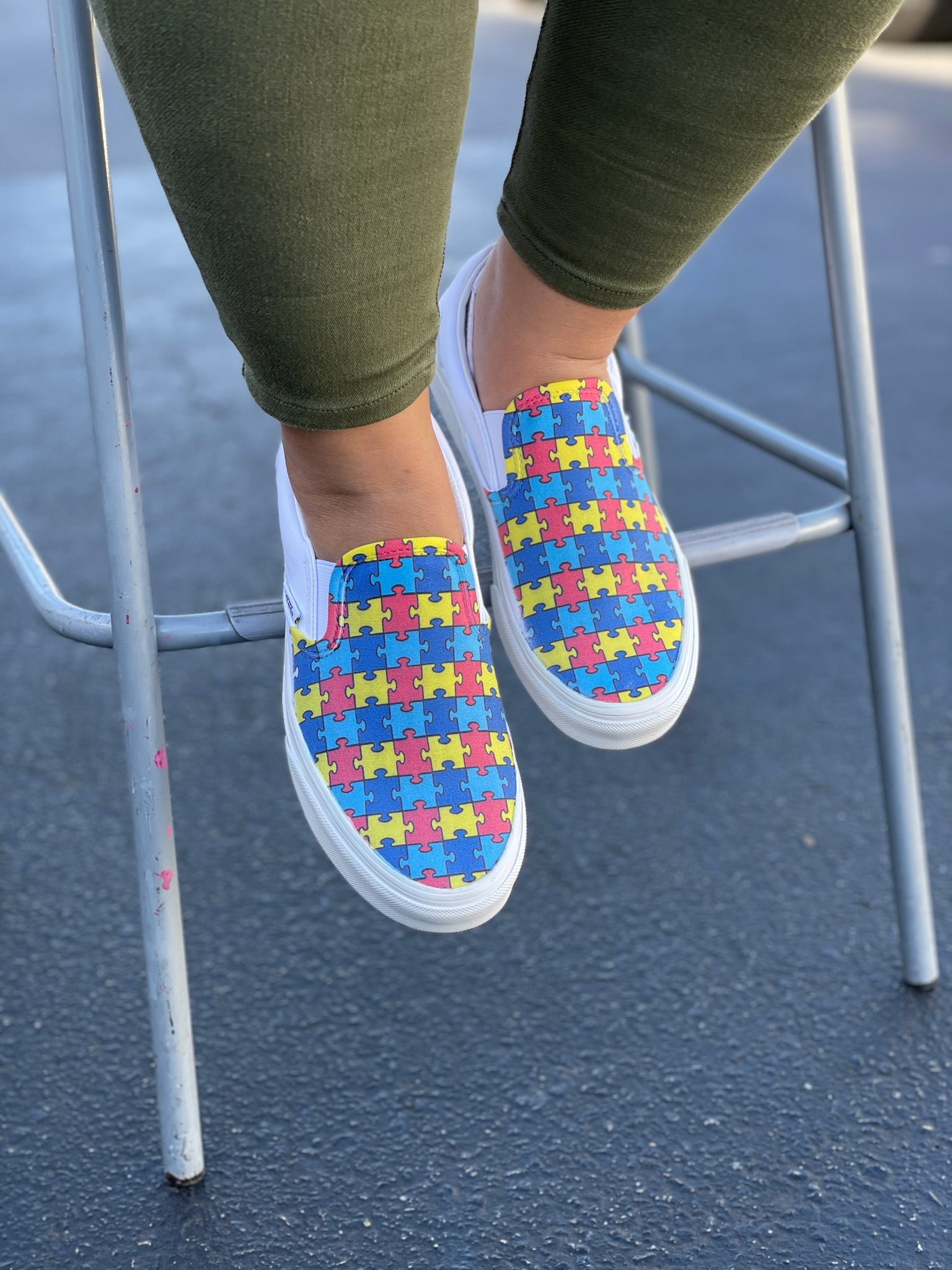 vans puzzle shoes