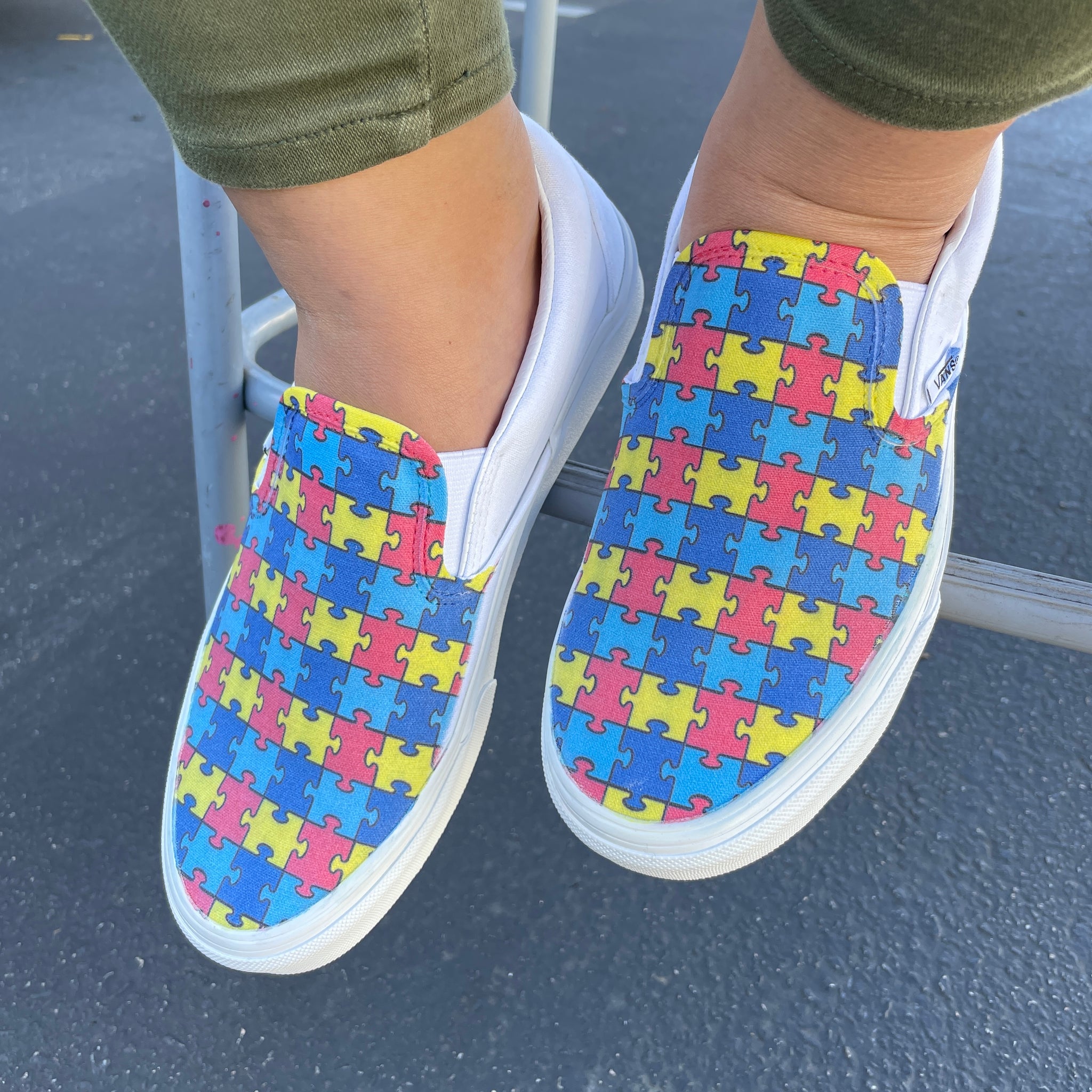 vans puzzle shoes