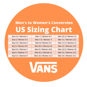 size 5 women to men