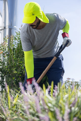 yellow arm sleeves