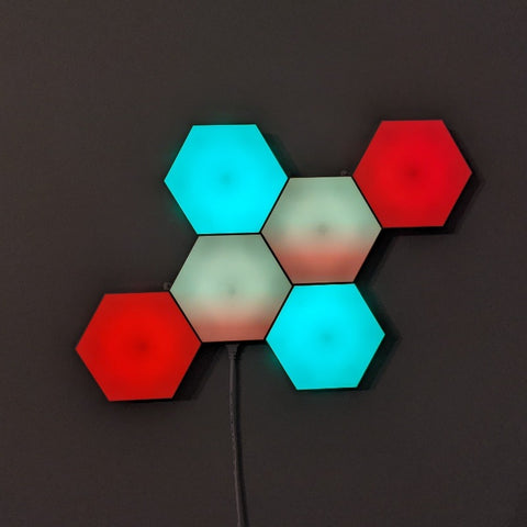 Smart hex Wireless plus touch LED tile