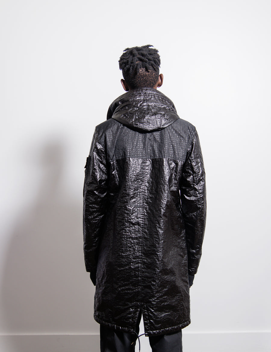 converse quilted fishtail parka