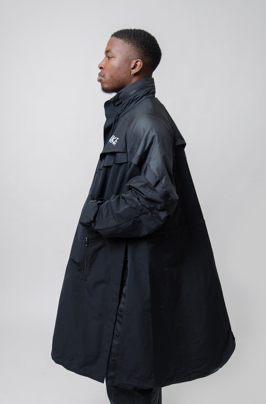 【XSサイズ】NIKE x sacai Trench Jacket  BLACKコート