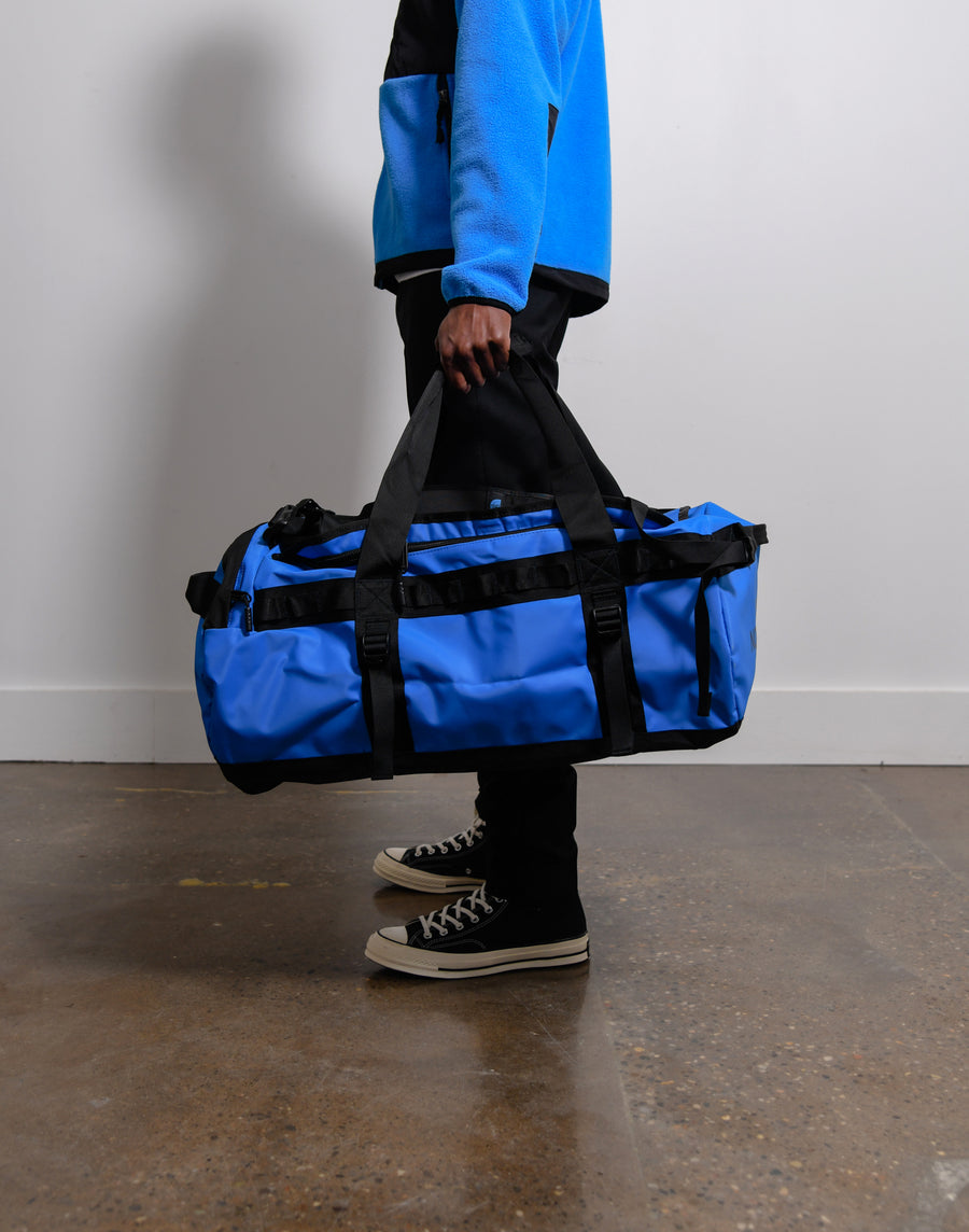 the north face base camp duffel blue