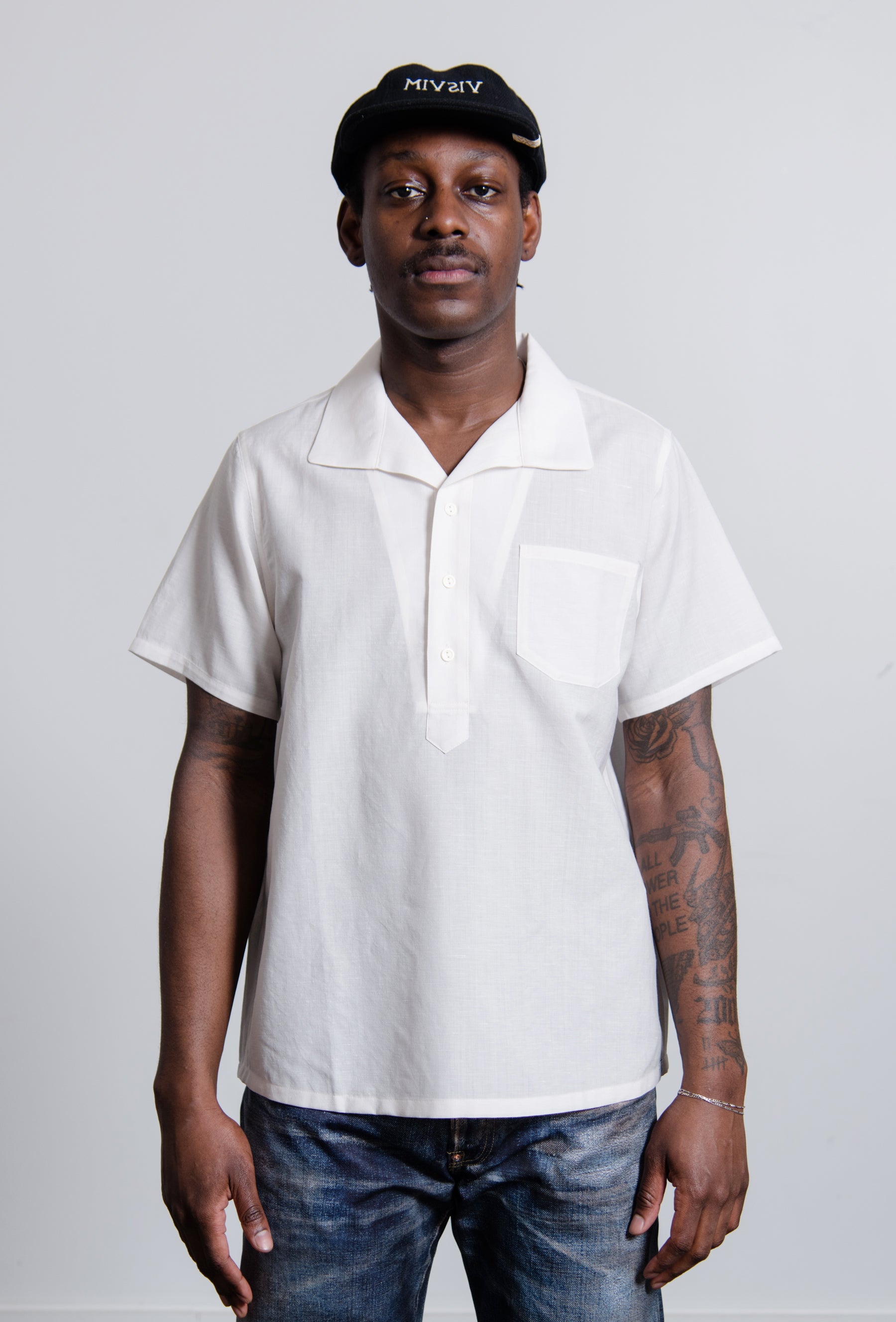 Visvim Fairway Short Sleeve Shirt Off-White – NOMAD