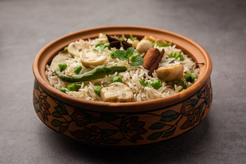 Indian Mushroom Biryani Luxeit Blog