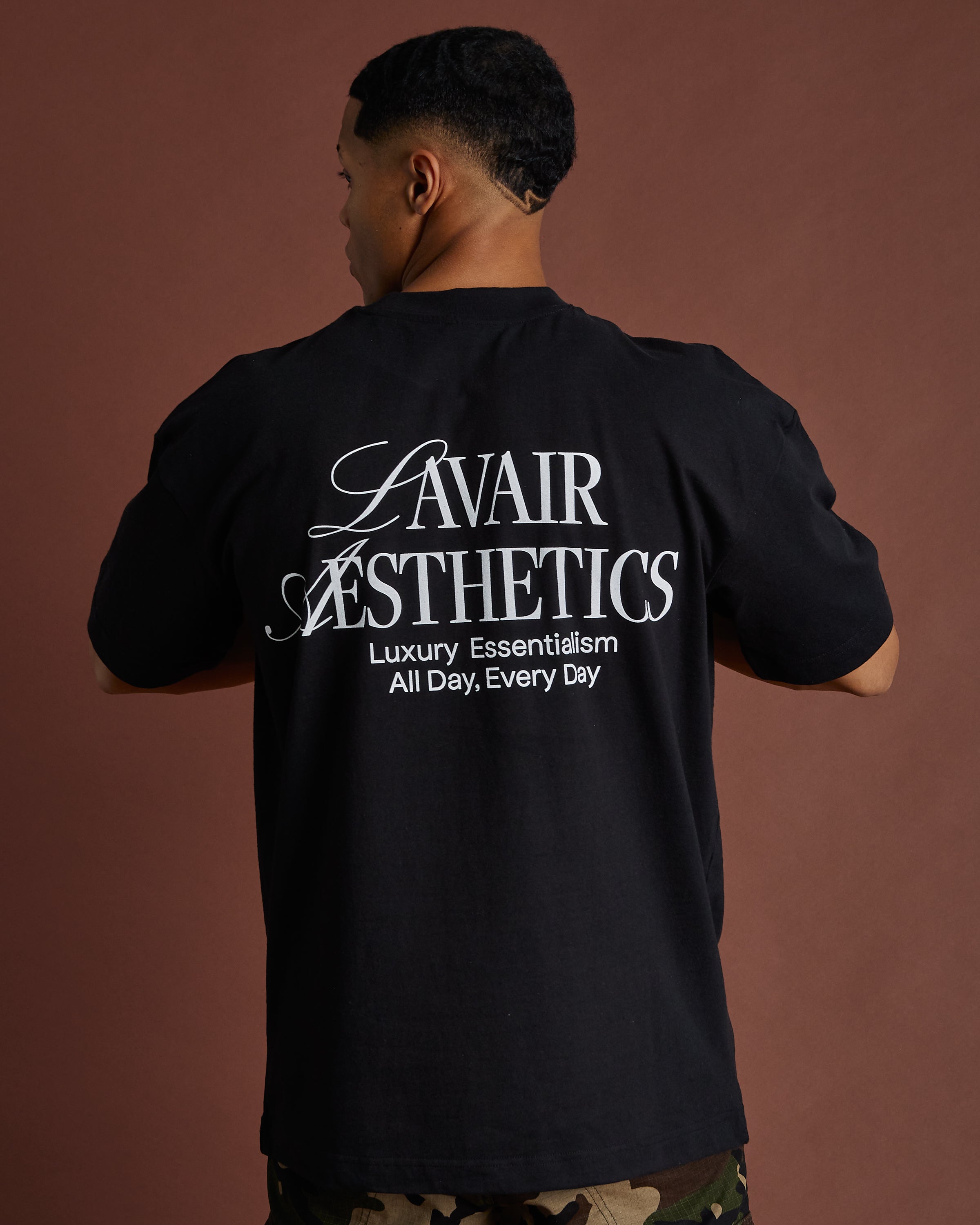 Lavair Grid Iron Tee | Black – Lavair Brand