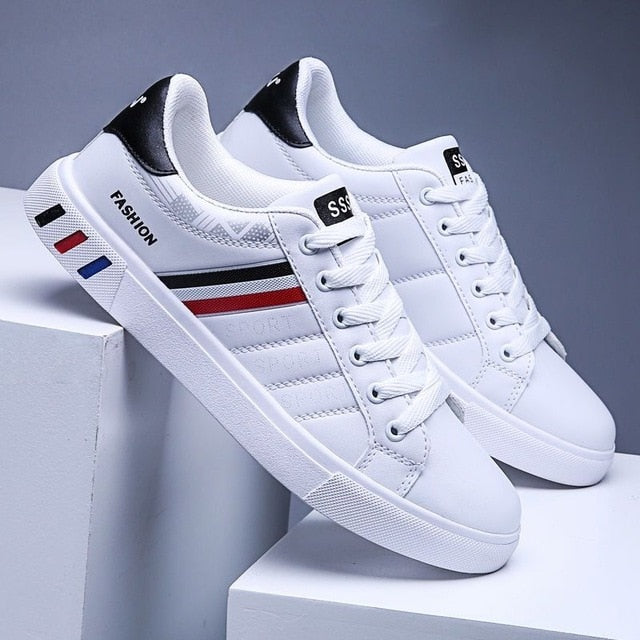 white mens casual sneakers