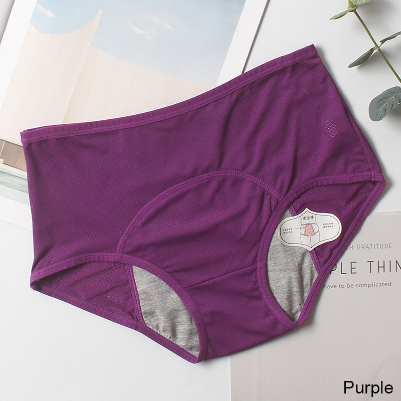 Leak Proof Menstrual Panties Cotton Panties Women Sexy Underwear Girls ...