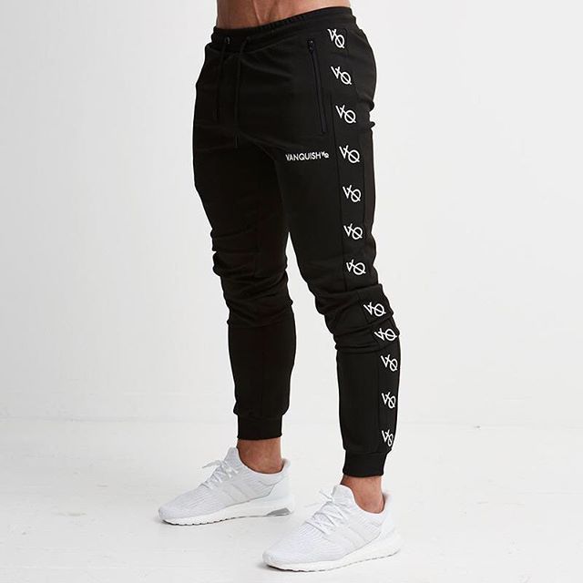 mens black tracksuit bottoms