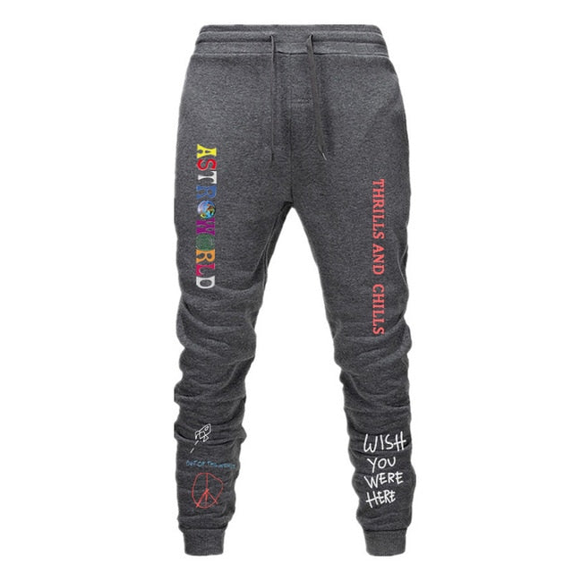 astroworld grey sweatpants