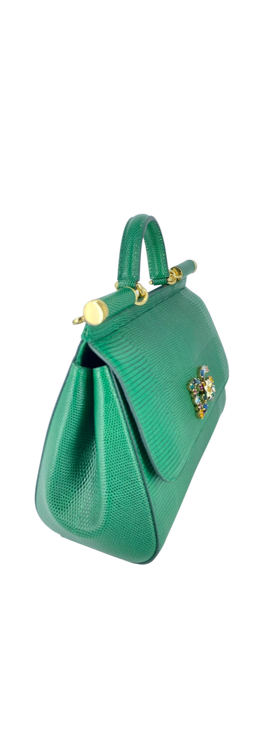 green dolce and gabbana bag