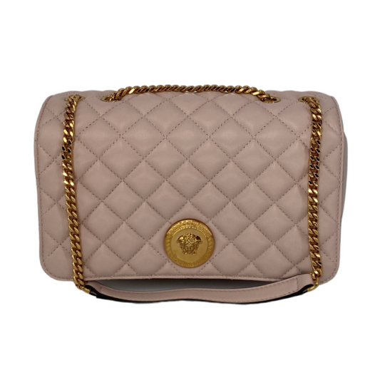 Versace Baby Pink Bag W Gold Medusa – URock Couture