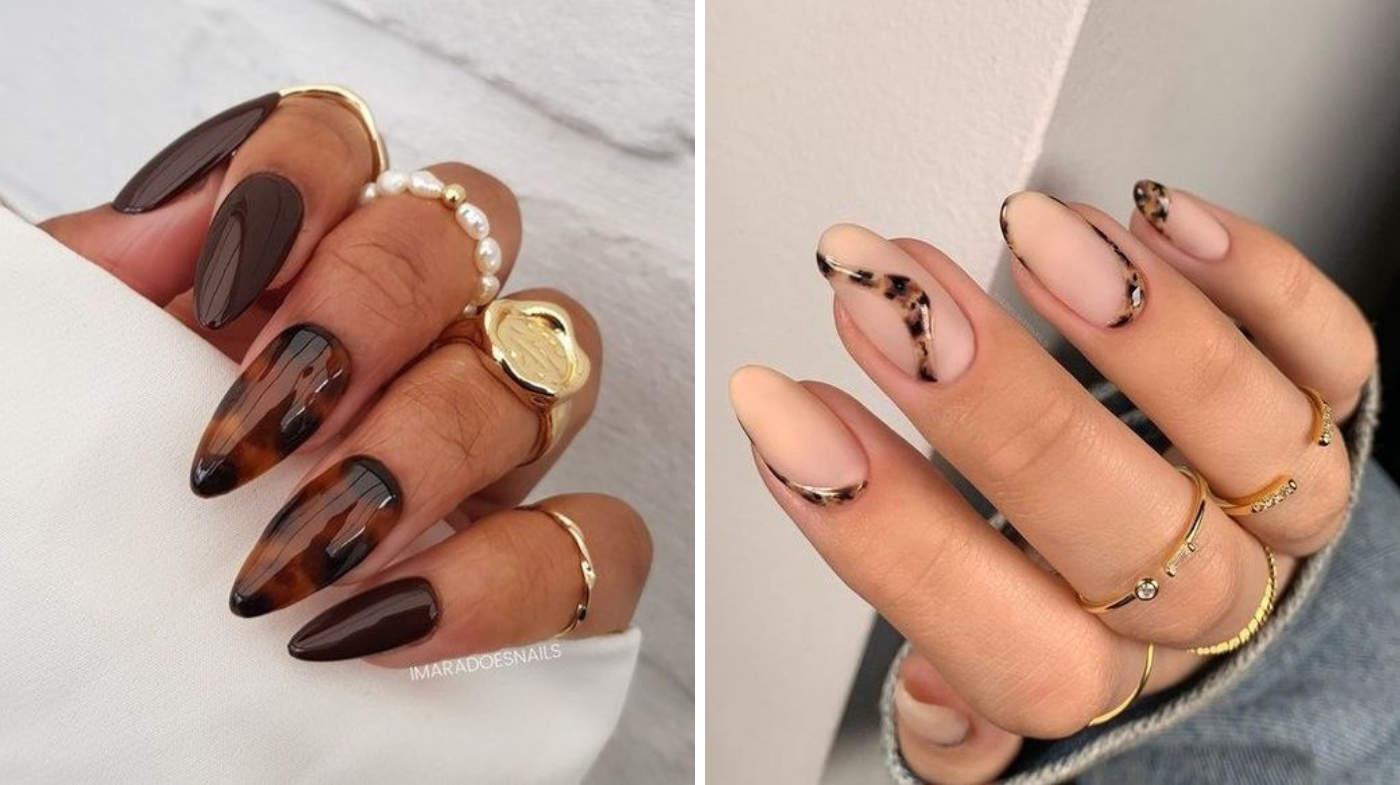Lucy Makeup store nail trends 2024 - animal print
