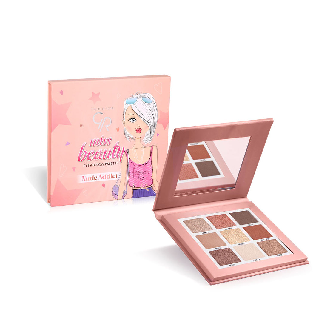 Golden Rose Nude Addict Eyeshadow Palette - Miss Beauty