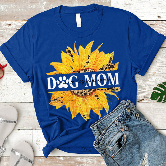 dog mom shirt sunflower