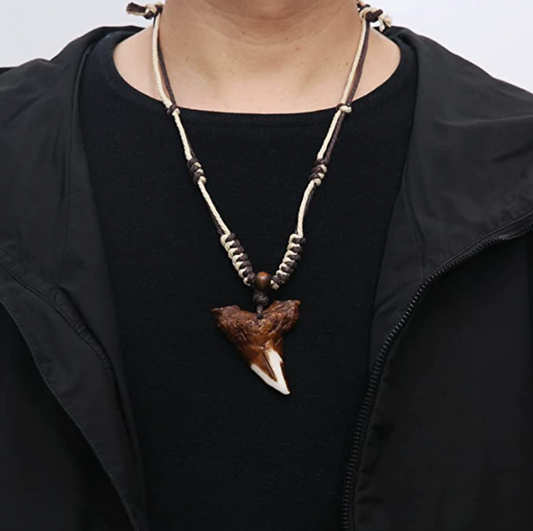 Hawaiian Fish Hook Pendant Beaded Rope Cord Maori Tribal Necklace Luck –  Gold Diamond Shop