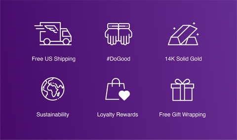 FAQs Free Shipping Do Good Solid Gold Sustainability Loyalty Rewards