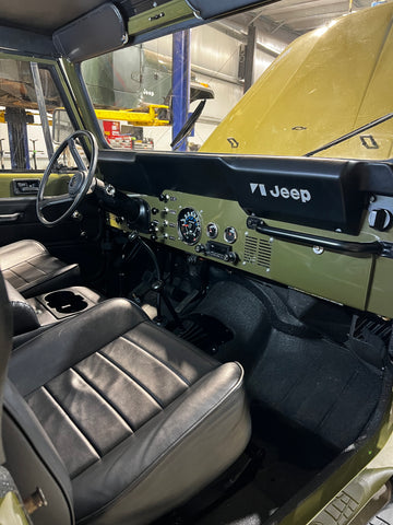 Fresh all new interior in the Jeep Scrambler
