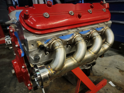 LSX Twin Turbo Log Manifold - Down and Forward