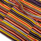 Jacquard Large Multi-coloured Velour Terry Fabric Bathrobe