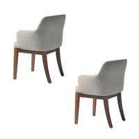 Nuts Harmony Upholstery Dining Chair with Conic Legs (Set of 2)