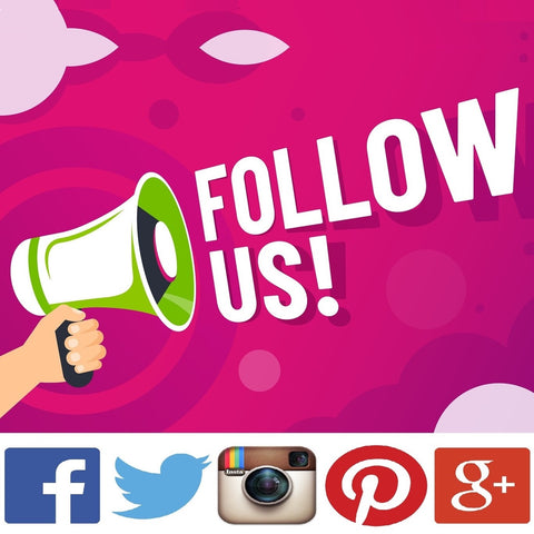 follow us on social media