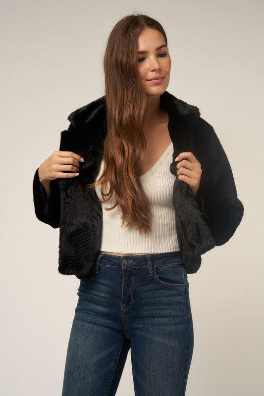 faux fur jacket