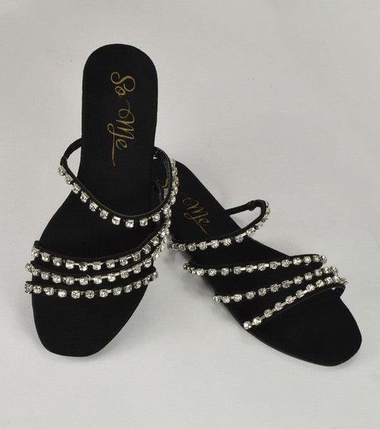 rhinestone sandals