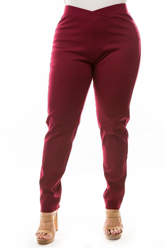 PLUS v waist leggings