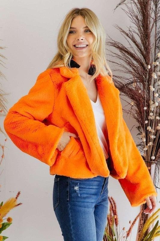 faux fur jacket