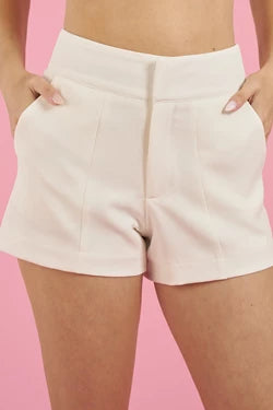 high waist stretch shorts