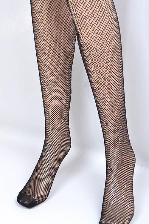 Coosalola Women's Fishnet Stockings Ripped tights With Holes