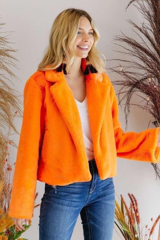 faux fur jacket