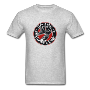Keep it real Men's T-Shirt - Riri Marie heather gray / S heather gray S Men's T-Shirt SPOD Riri Marie 