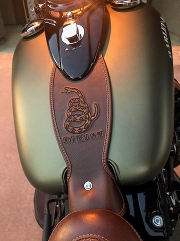 custom leather harley tank bibs