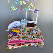 Load image into Gallery viewer, HUFFY BIRTHDAY: Hedgehog Birthday Box. Birthday gifts and props.