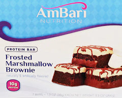 frosted marshmallow soy protein bar