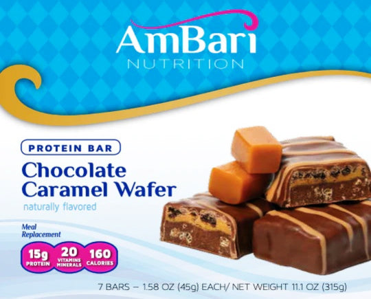 Chocolate Caramel Wafer Bars - Bariatric Food Source product image