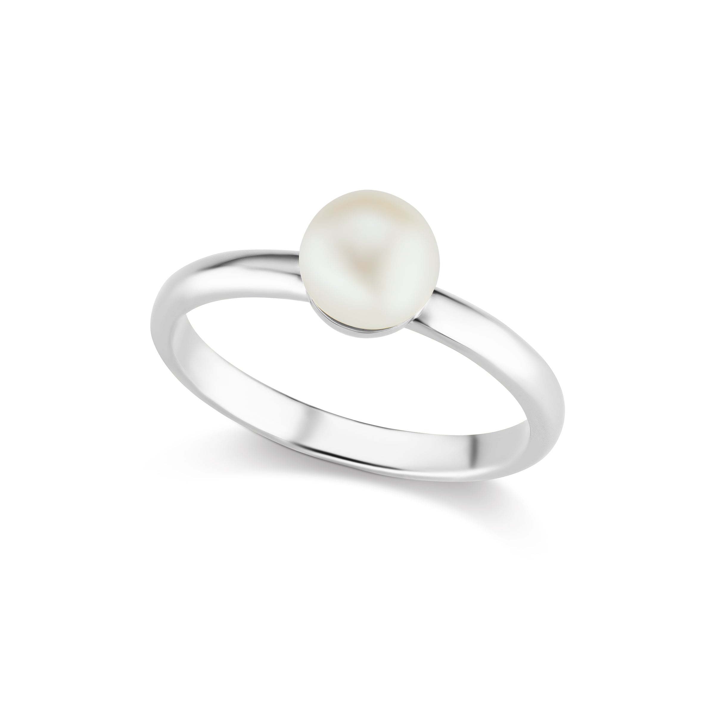 single pearl ring