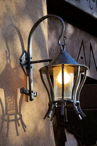 Contemporary Hanging Lantern by Christopher Thomson Ironworks.