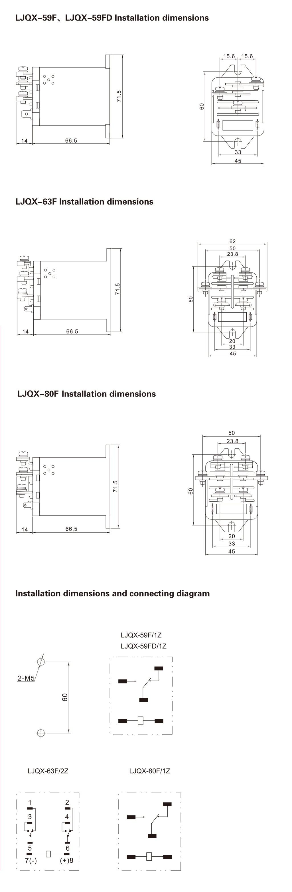 LJQX-80F_Installation_Dimensions_and_Connection_Diagram