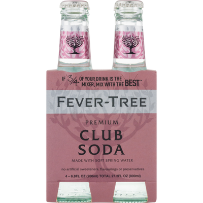 FEVER TREE Premium Indian Tonic Water PACK x 8 Cans (150ml) GF/DF/VEG/VGN -  Dunells