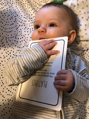 baby chewing card