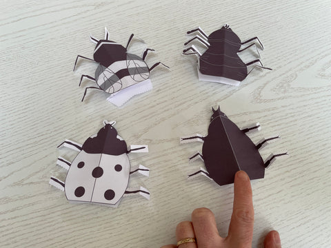 4 paper craft bugs